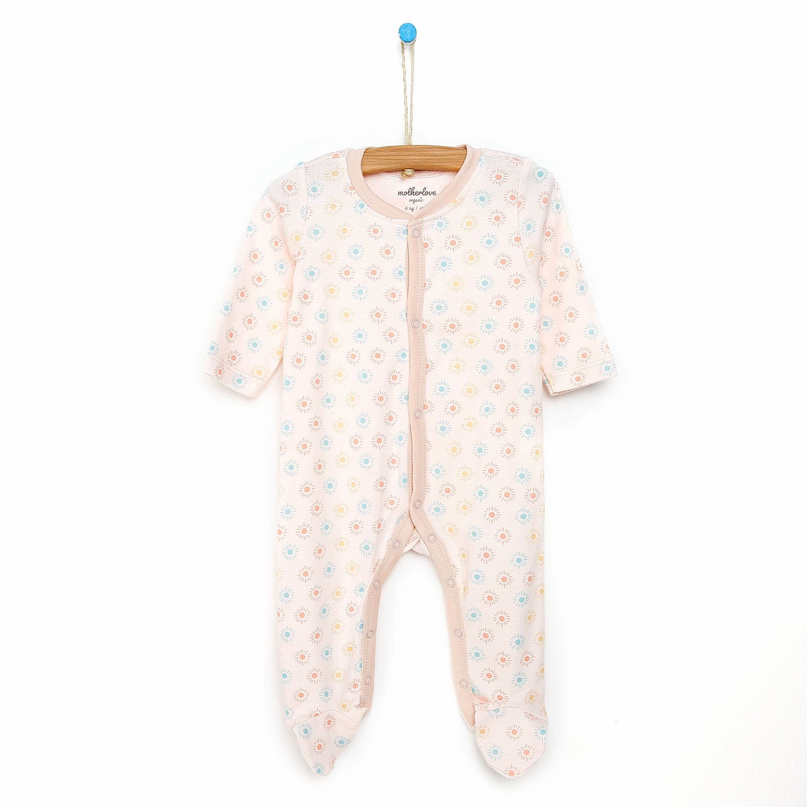 Motherlove Newborn Organic Footed Jumpsuit - Lilac