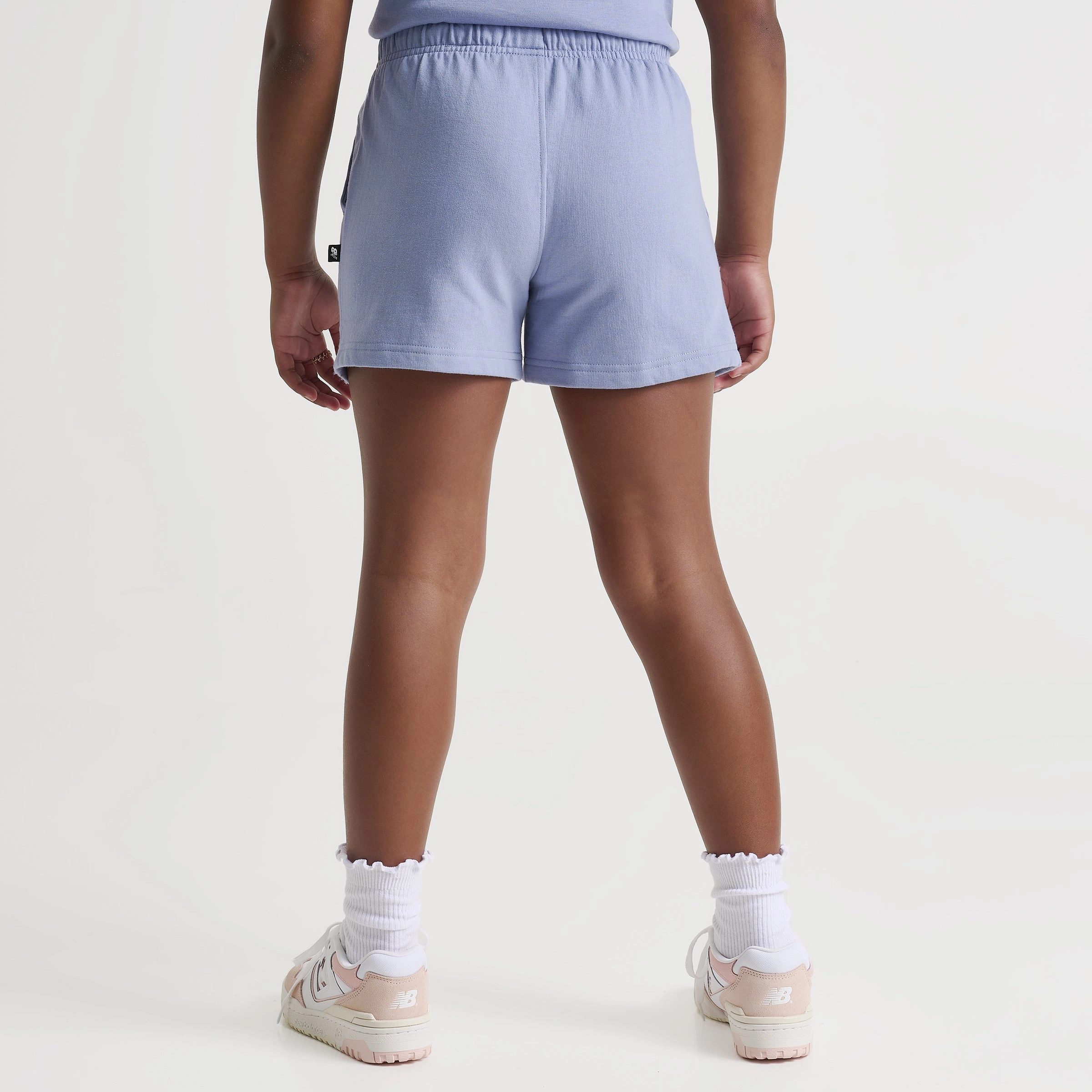 New Balance Junior Girls' Club Short Dusk Shower