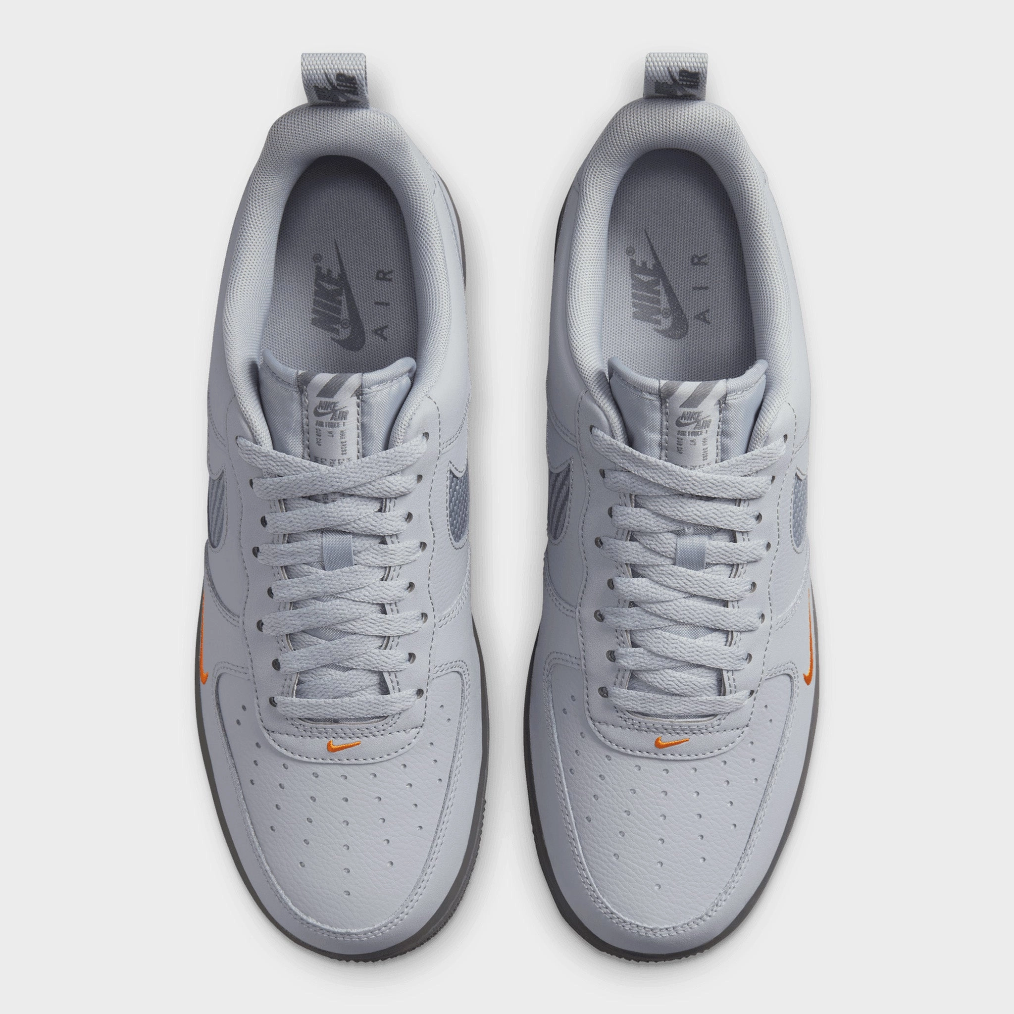 Nike Air Force 1 '07 LV8 J22 Wolf Grey / White - Kumquat