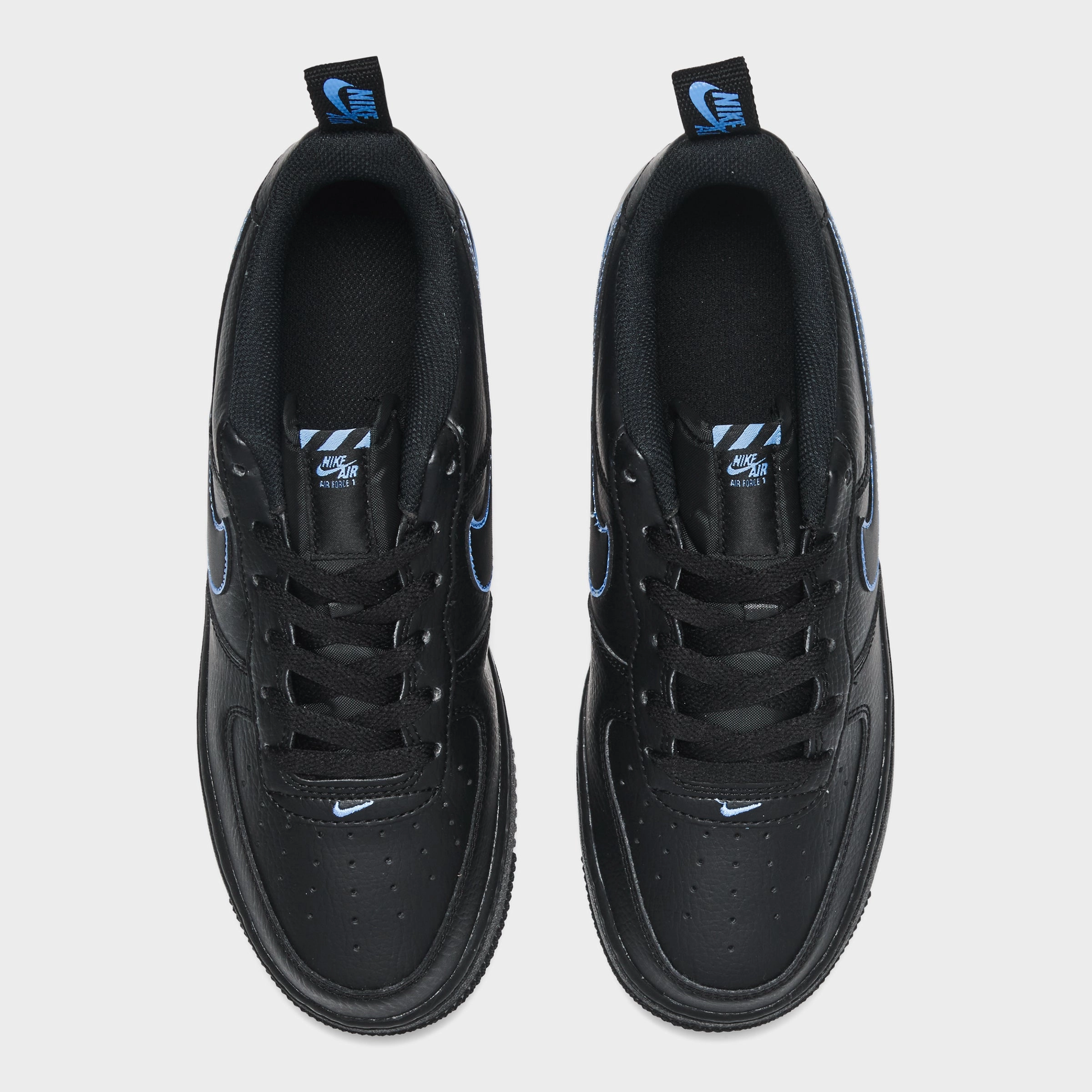Nike Air Force 1 LV8 GS Black / Black - University Blue