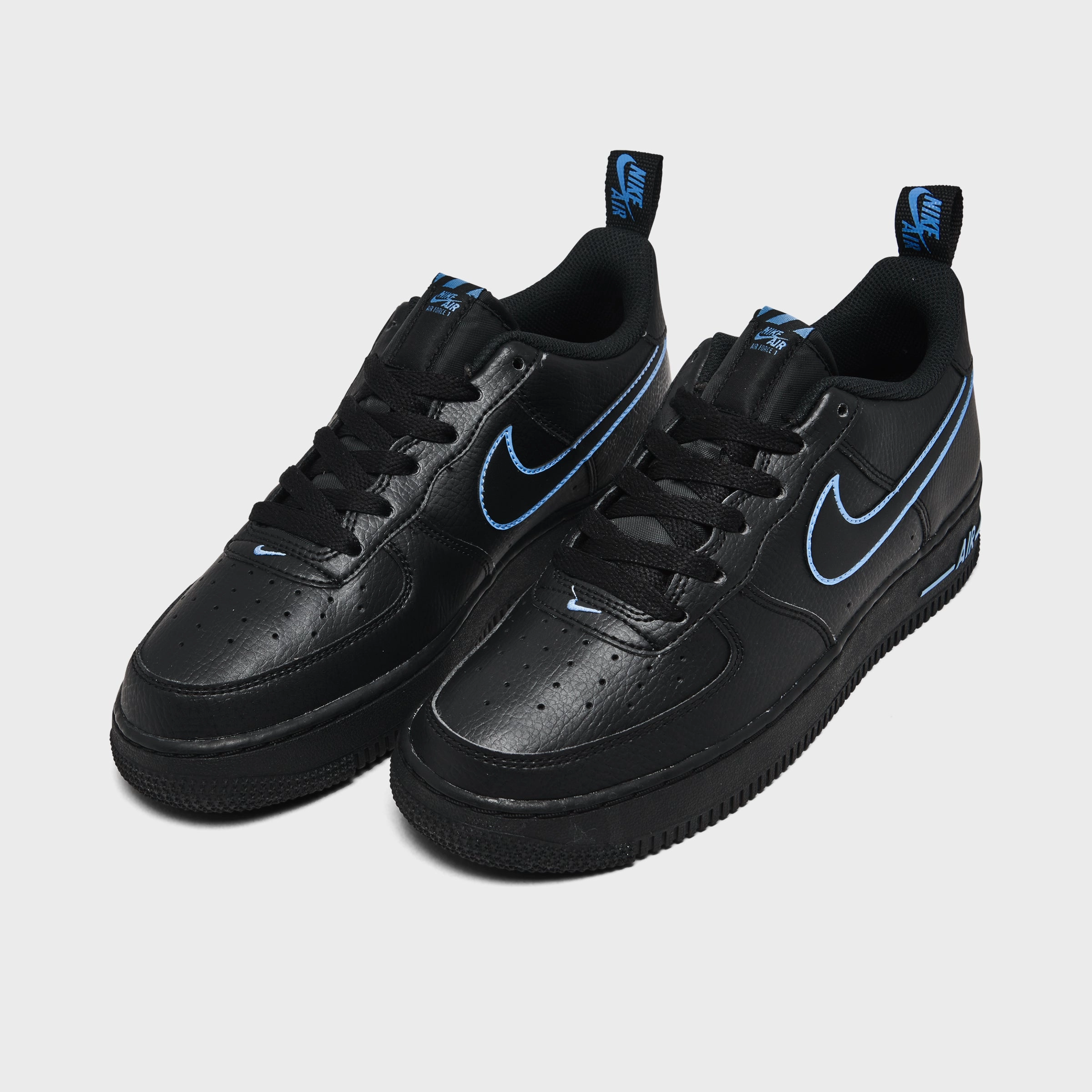Nike Air Force 1 LV8 GS Black / Black - University Blue