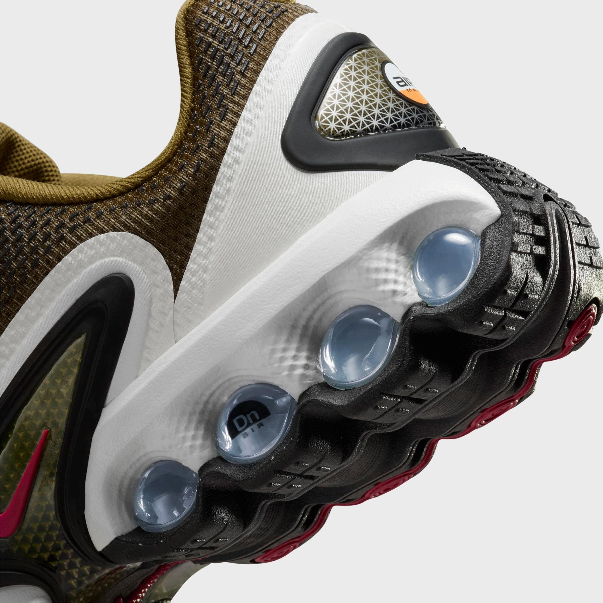 Nike Air Max DN GS Olive Flak / Gym Red - Black