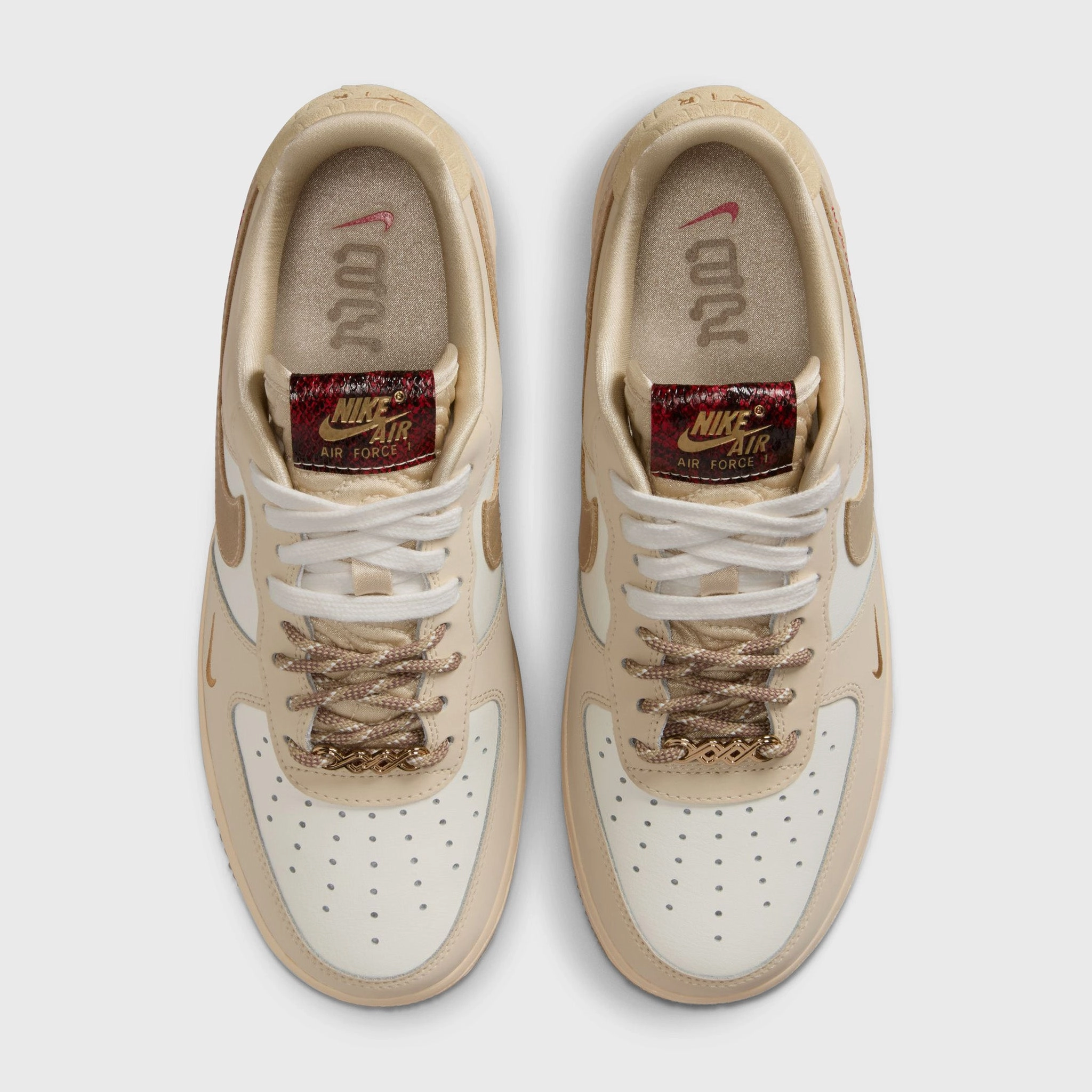 Nike Women's Air Force 1 '07 LX Sail / Team Gold - Light Khaki