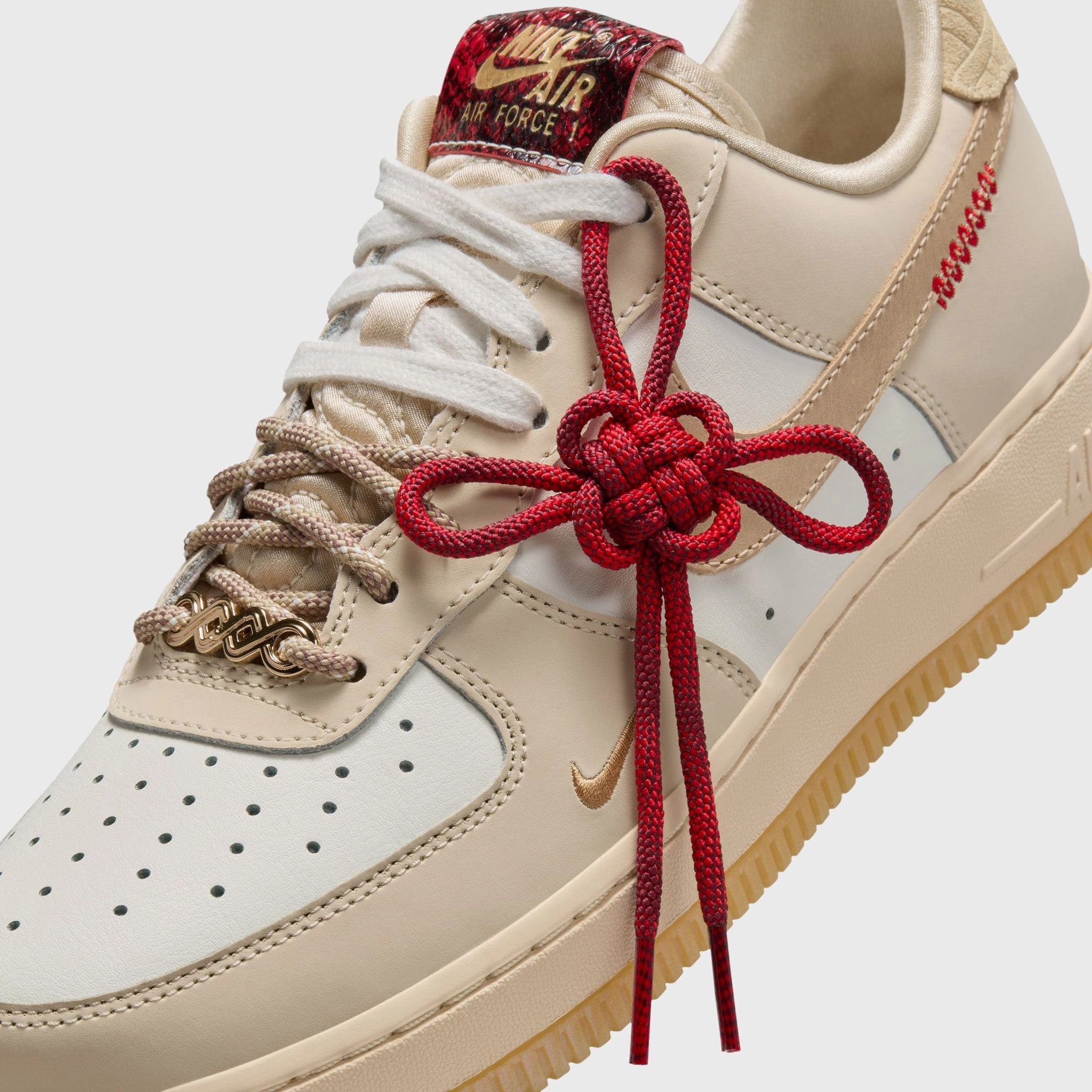 Nike Women's Air Force 1 '07 LX Sail / Team Gold - Light Khaki