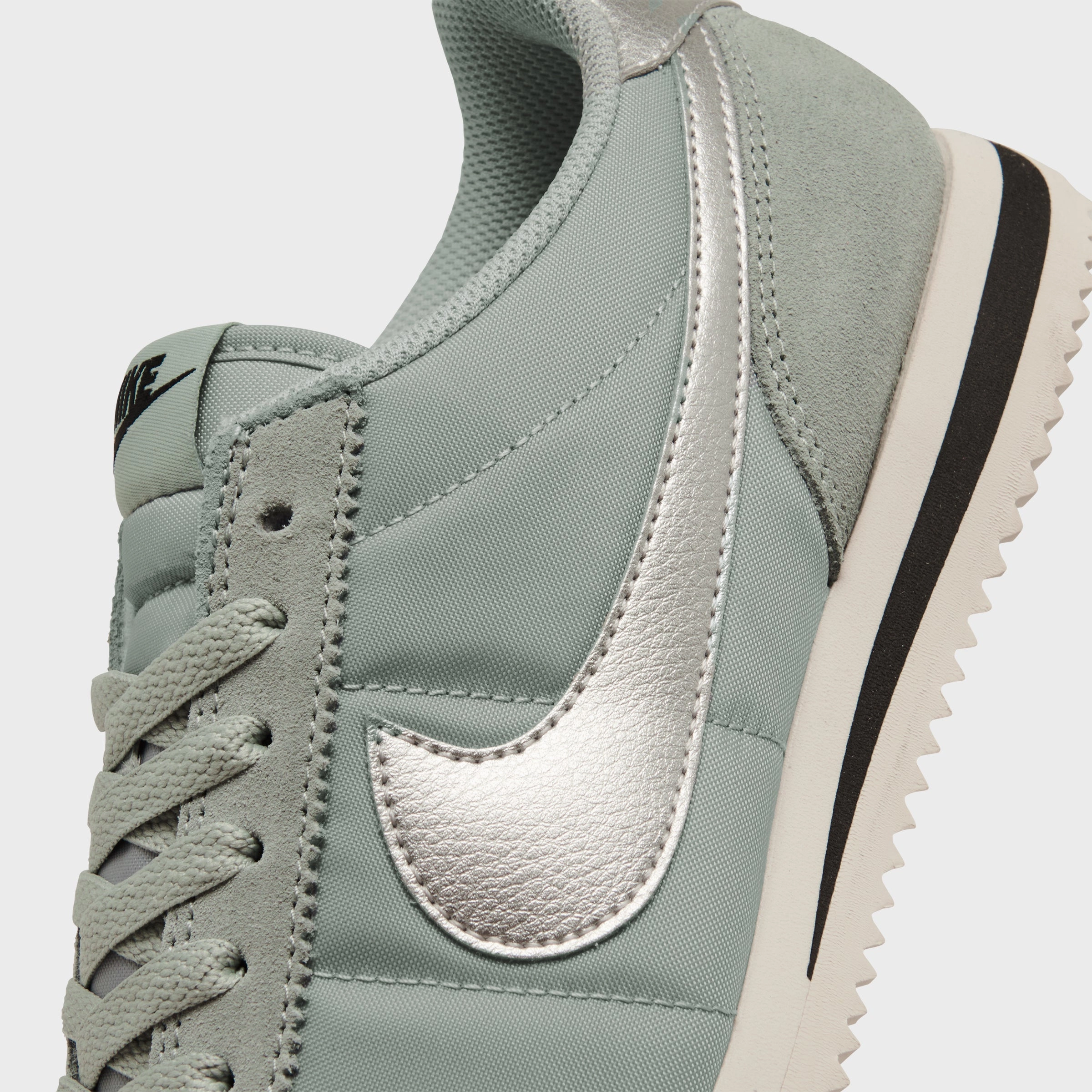 Nike Women's Cortez Textile Light Pumice / Metallic Silver