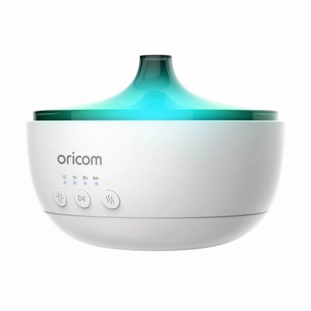 Oricom 4-In-1 Aroma Diffuser, Humidifier, Night Light and Speaker