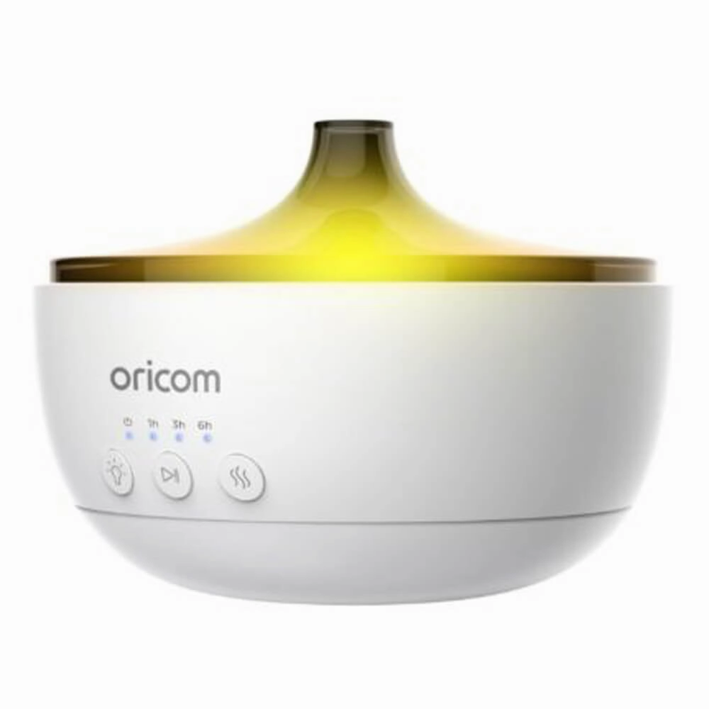 Oricom 4-In-1 Aroma Diffuser, Humidifier, Night Light and Speaker