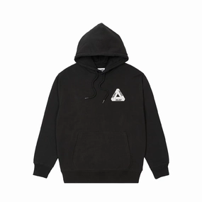 PALACE SS22 TRI-MESH HOODIE BLACK (NEW)