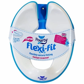 Pourty Flexi-Fit Toilet Trainer - Blue