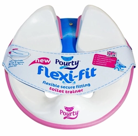 Pourty Flexi-Fit Toilet Trainer - Pink