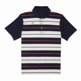 RADMOR Taylor Recycled Alternate Route Polo - Navy / Burn