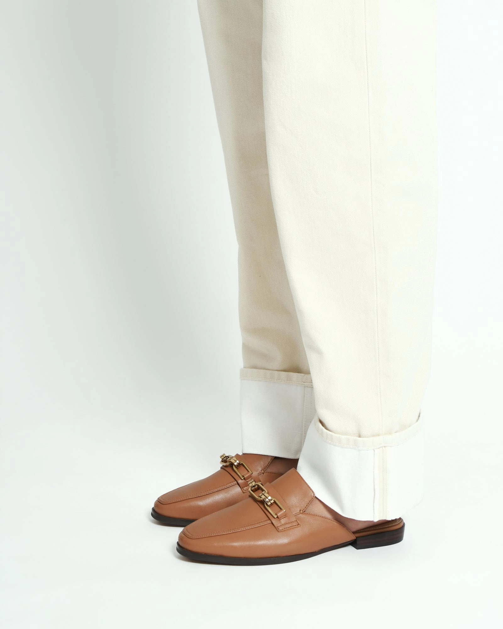 REIGN LOAFERS TRUE TAN LEATHER