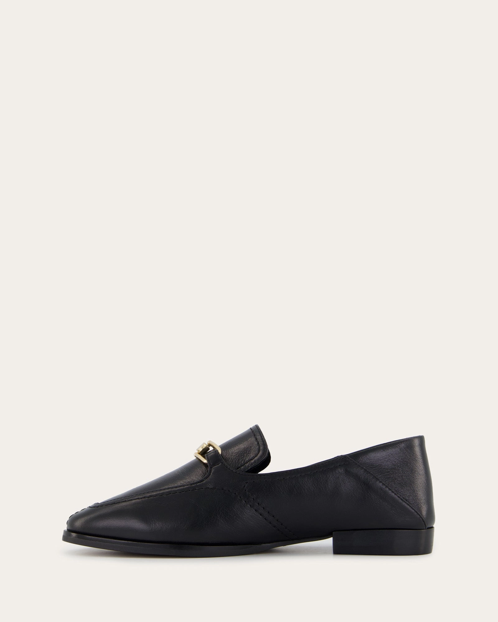RILEY LOAFERS BLACK CRINKLE LEATHER