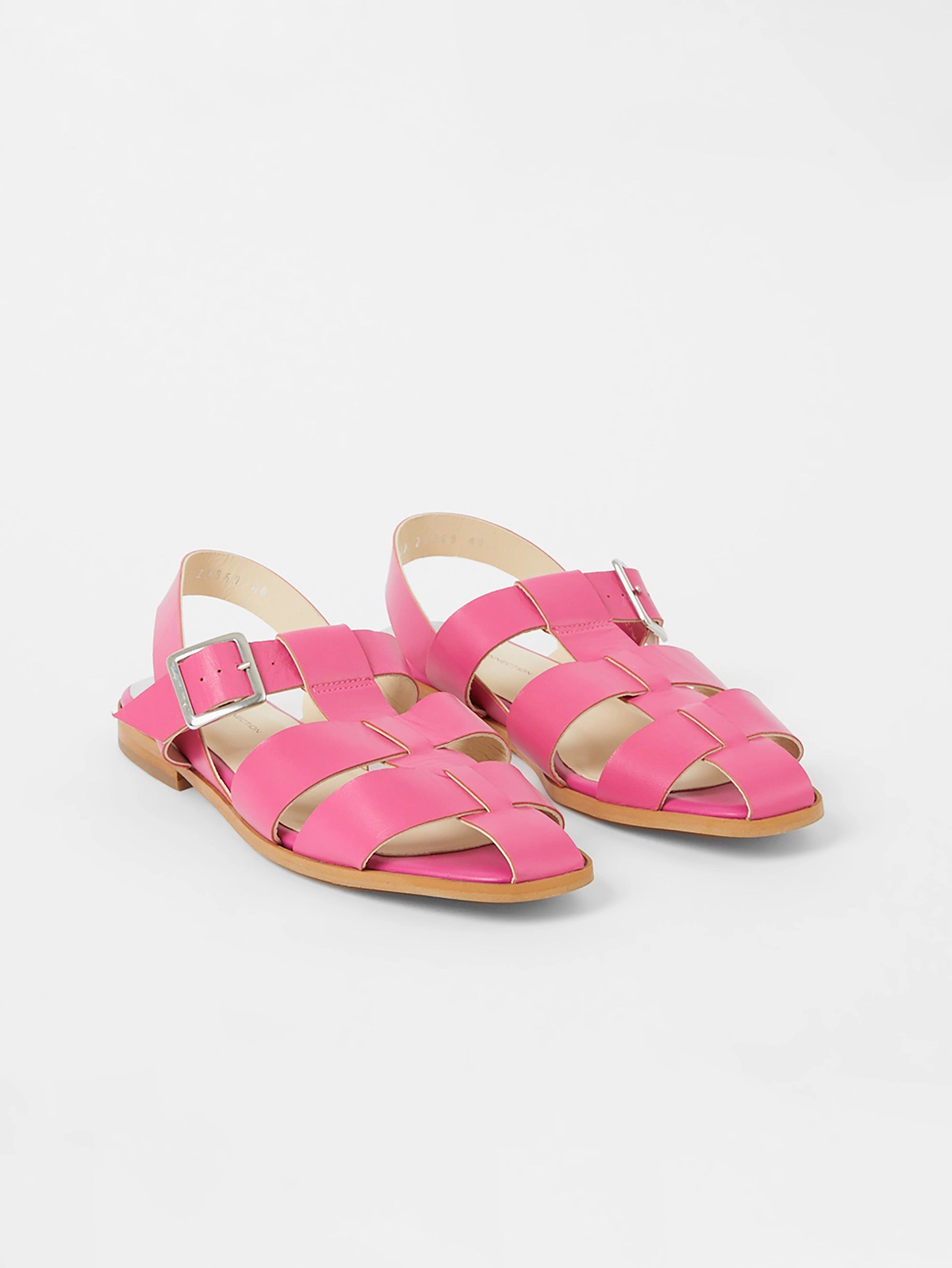 S W x Luisa Fisherman Caged Sandals
