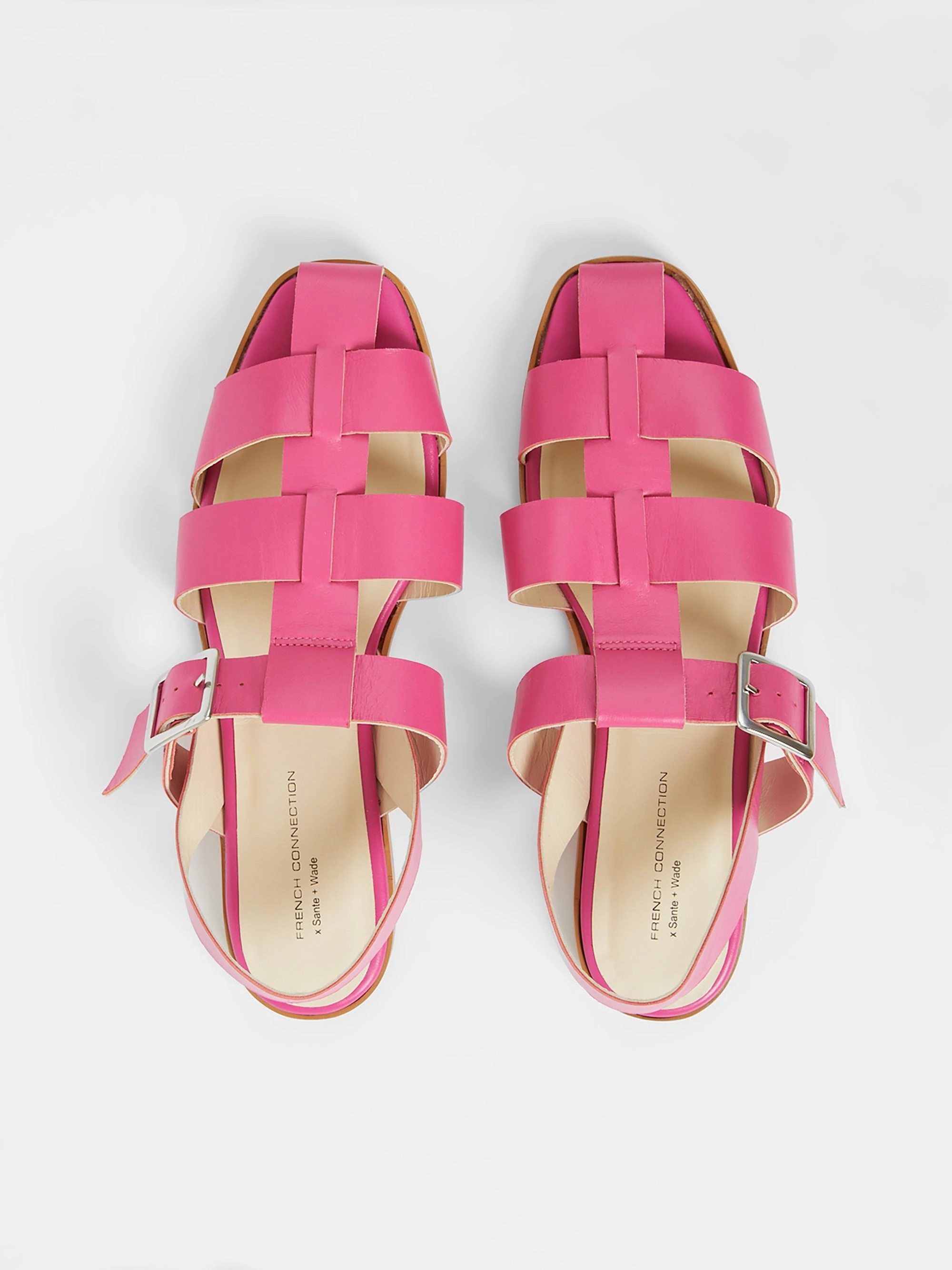 S W x Luisa Fisherman Caged Sandals