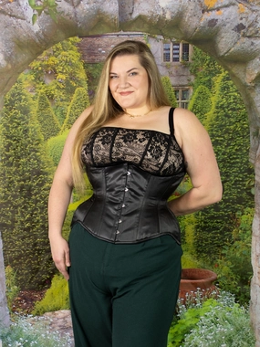Satin Extreme Curve Longline Underbust Corset : CS-479
