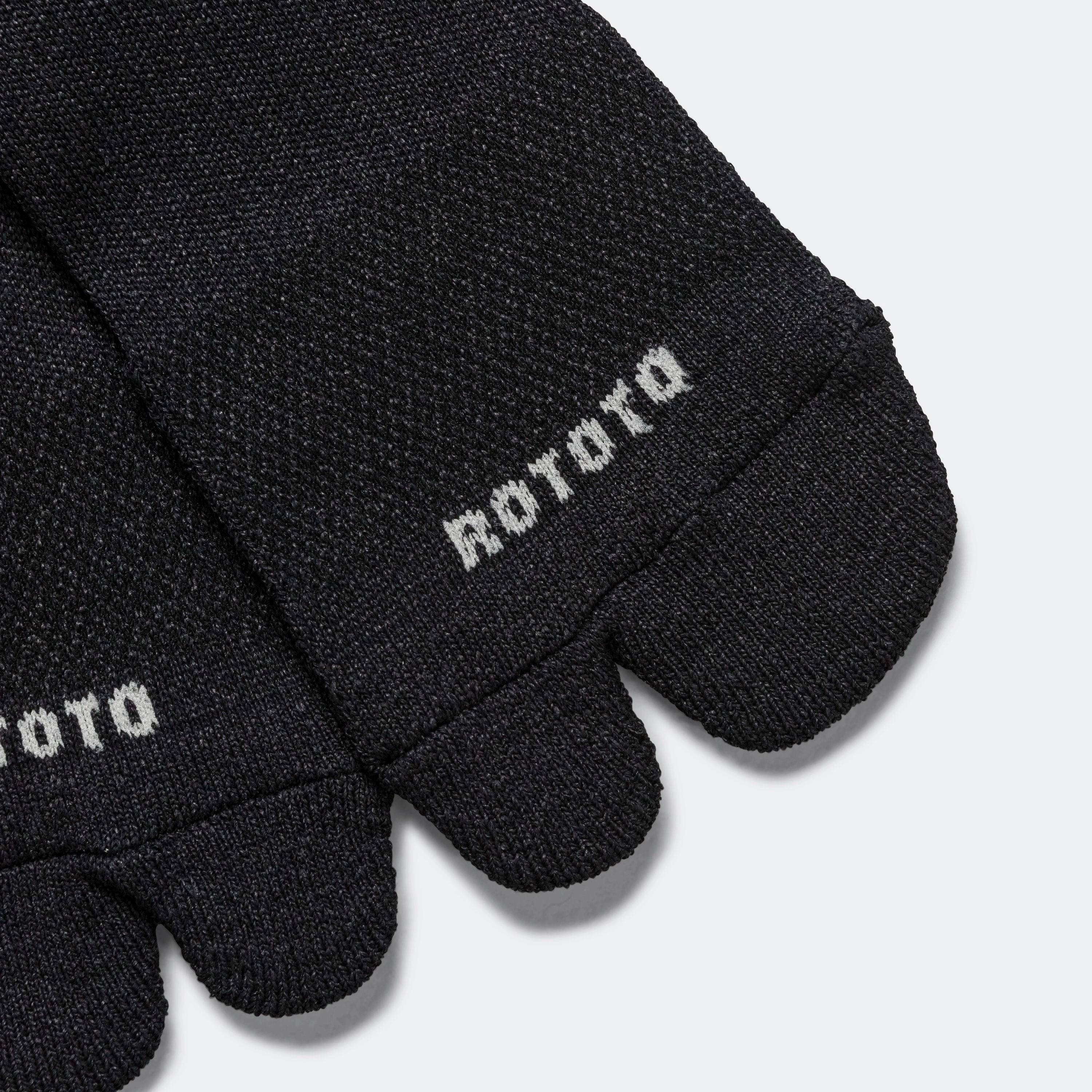 Split-Toe Ankle Sock - Black