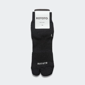 Split-Toe Ankle Sock - Black