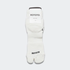 Split-Toe Ankle Sock - White