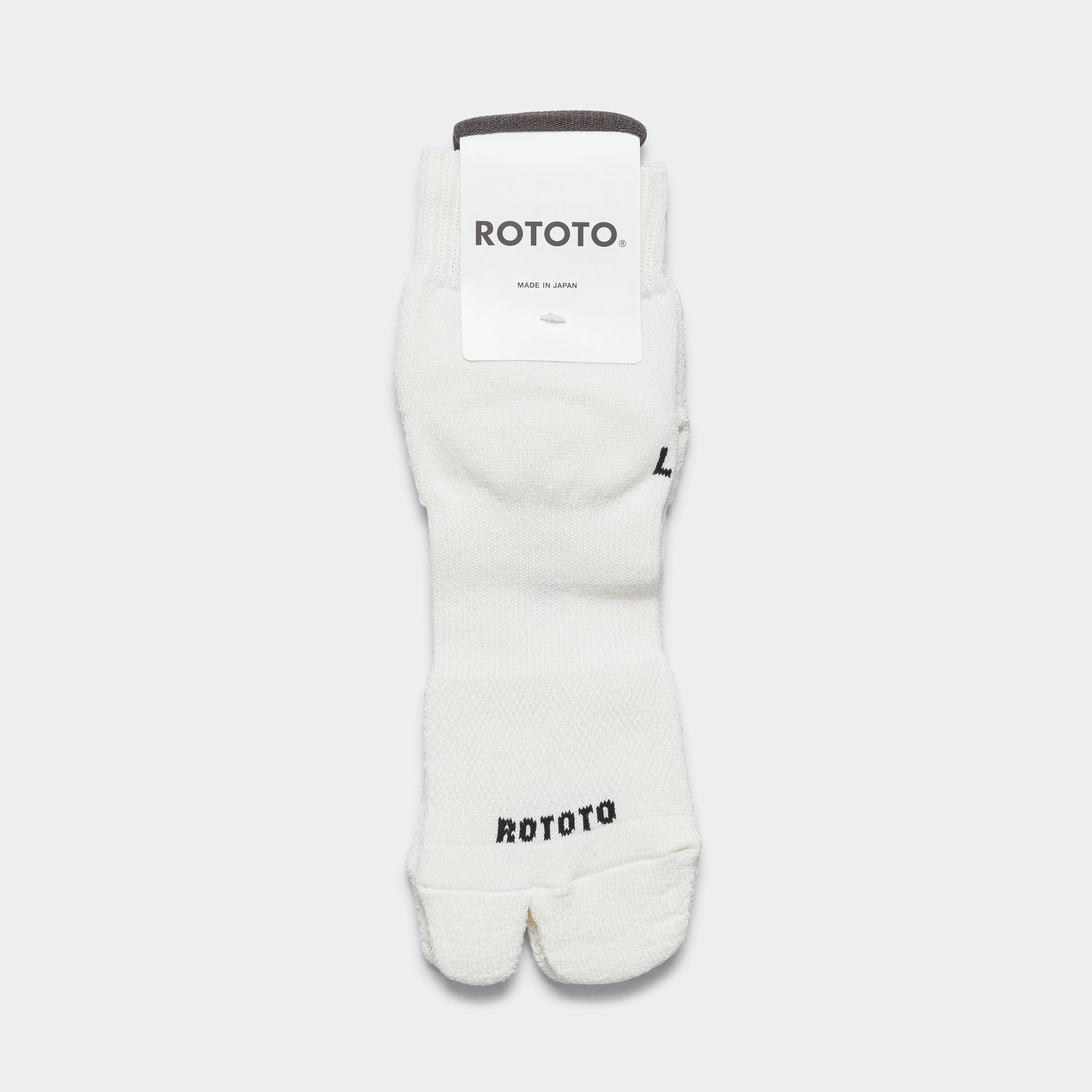 Split-Toe Ankle Sock - White