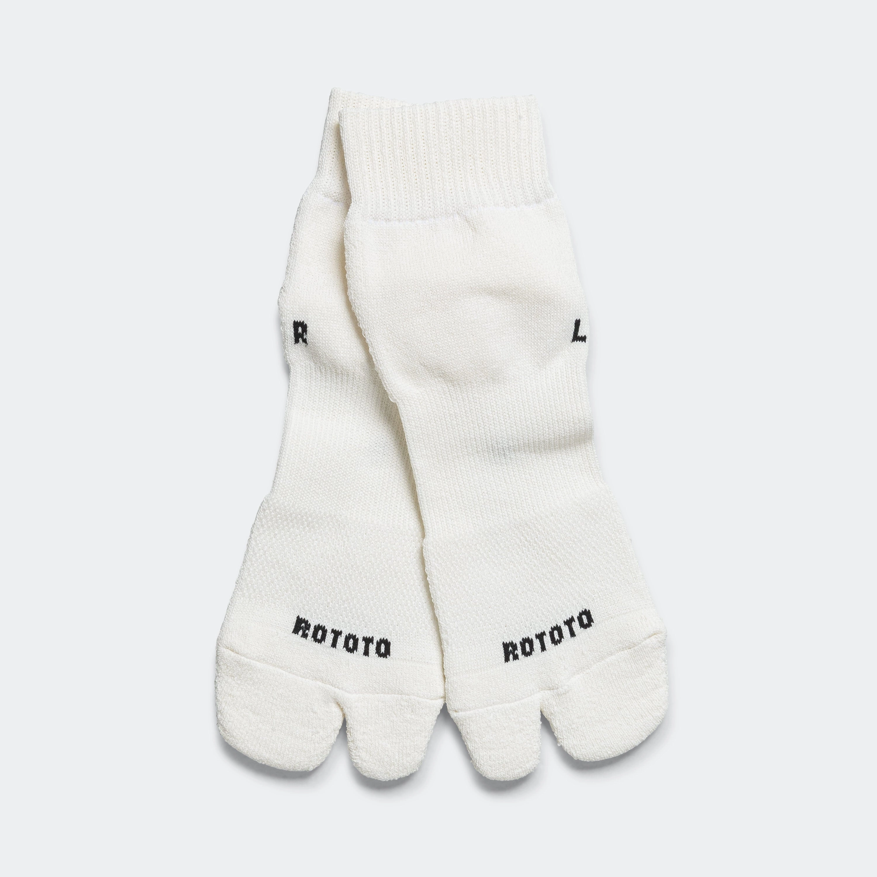 Split-Toe Ankle Sock - White