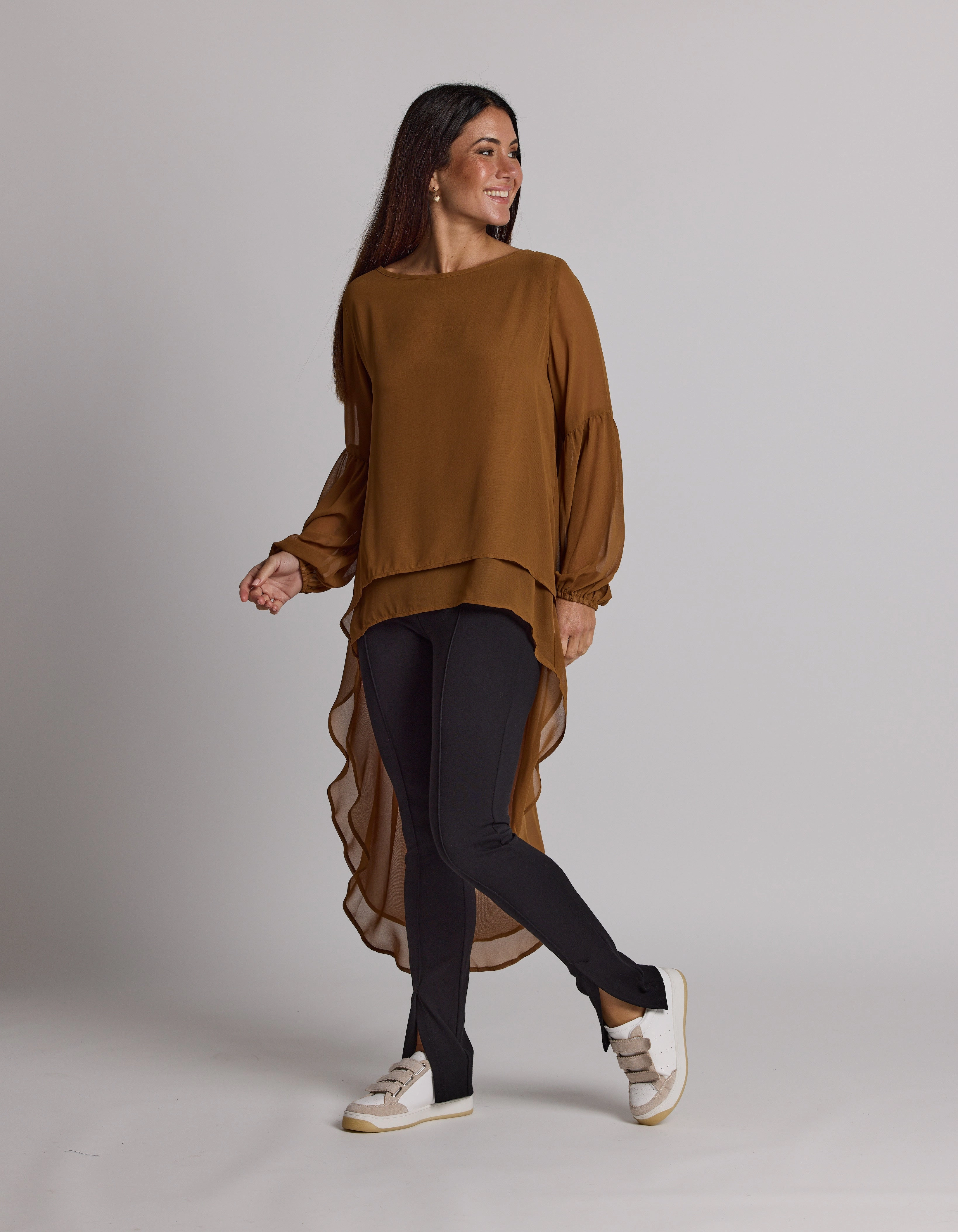 Stella   Gemma Saratoga Top Coffee