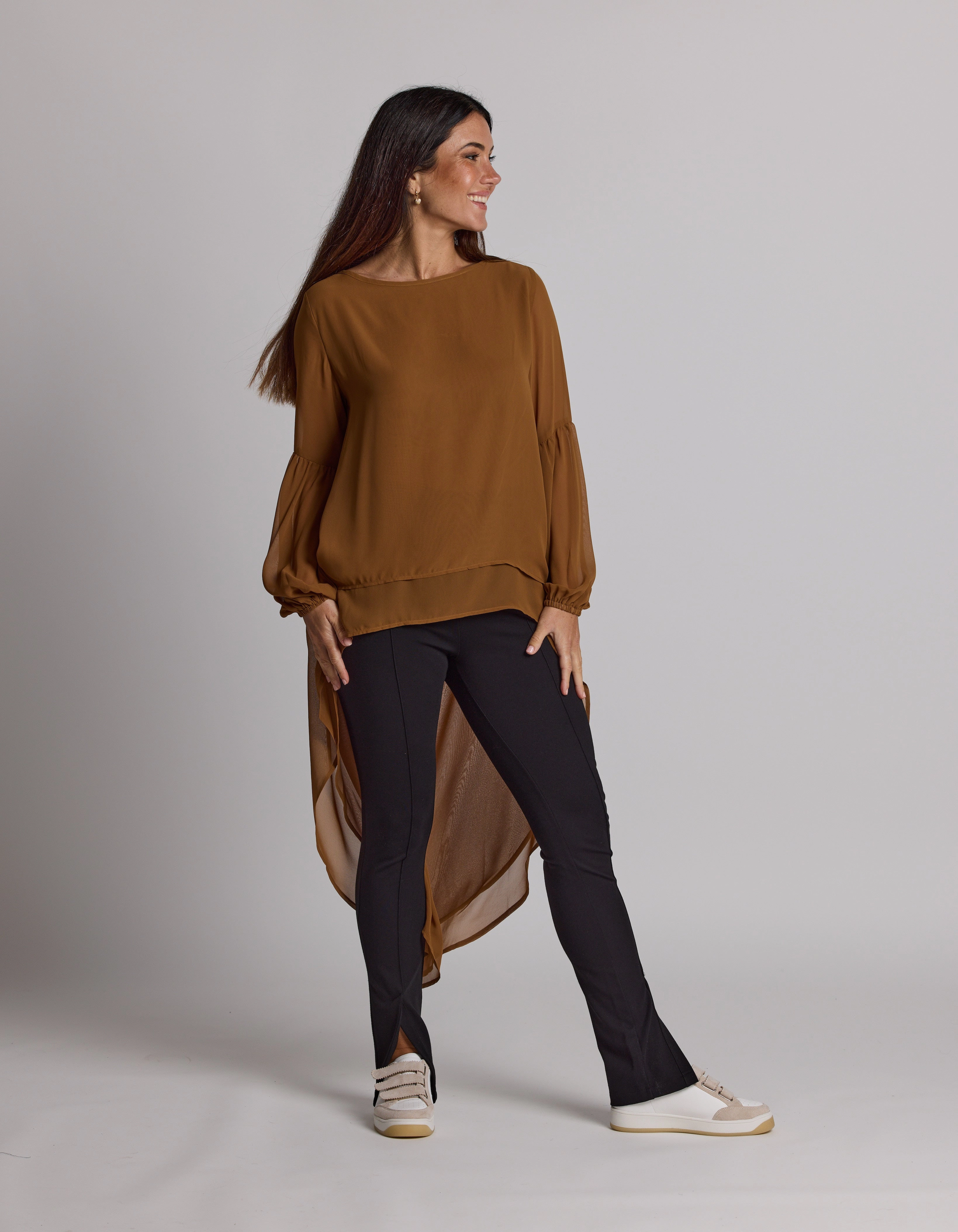Stella   Gemma Saratoga Top Coffee