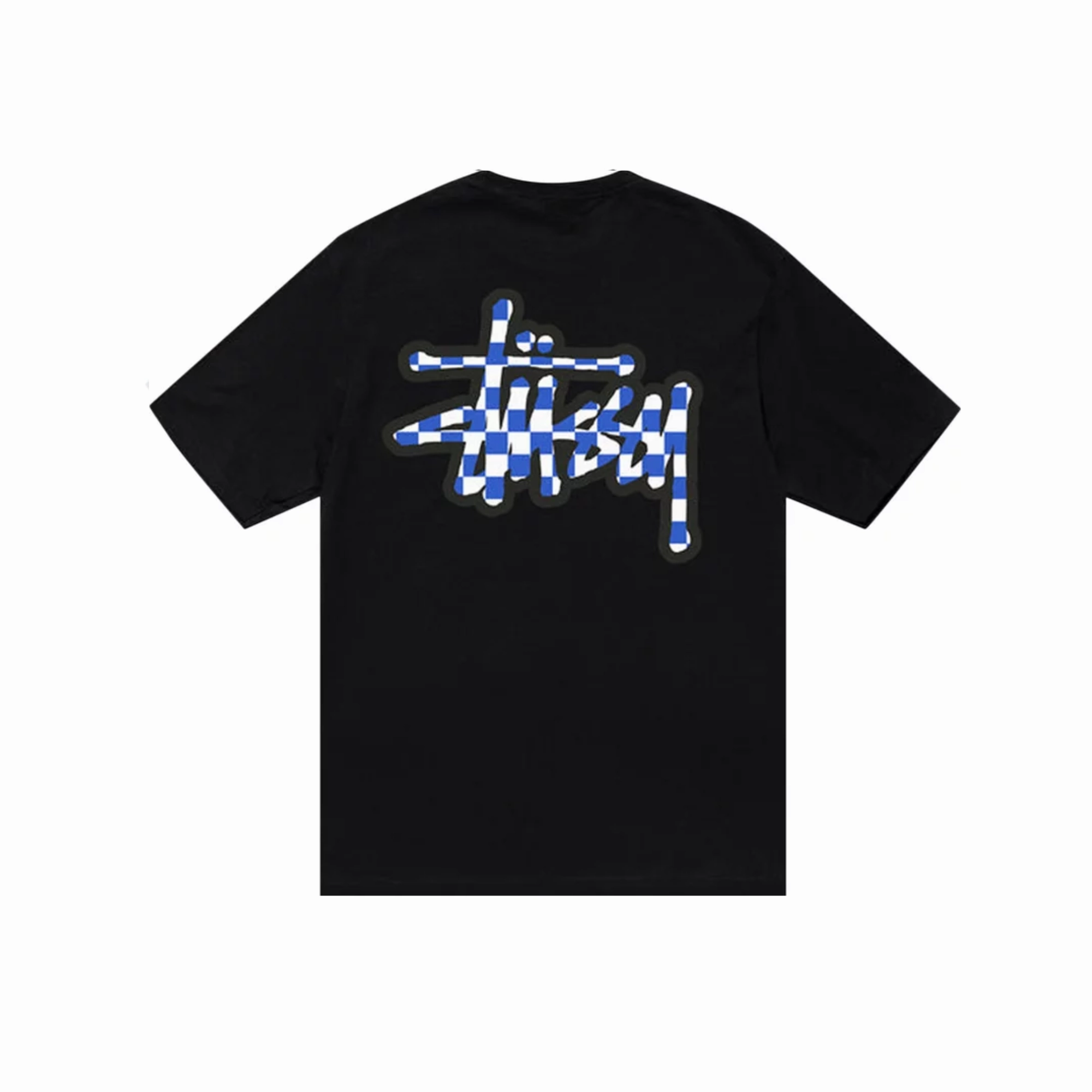 Stüssy Checker Stock T-shirt Black