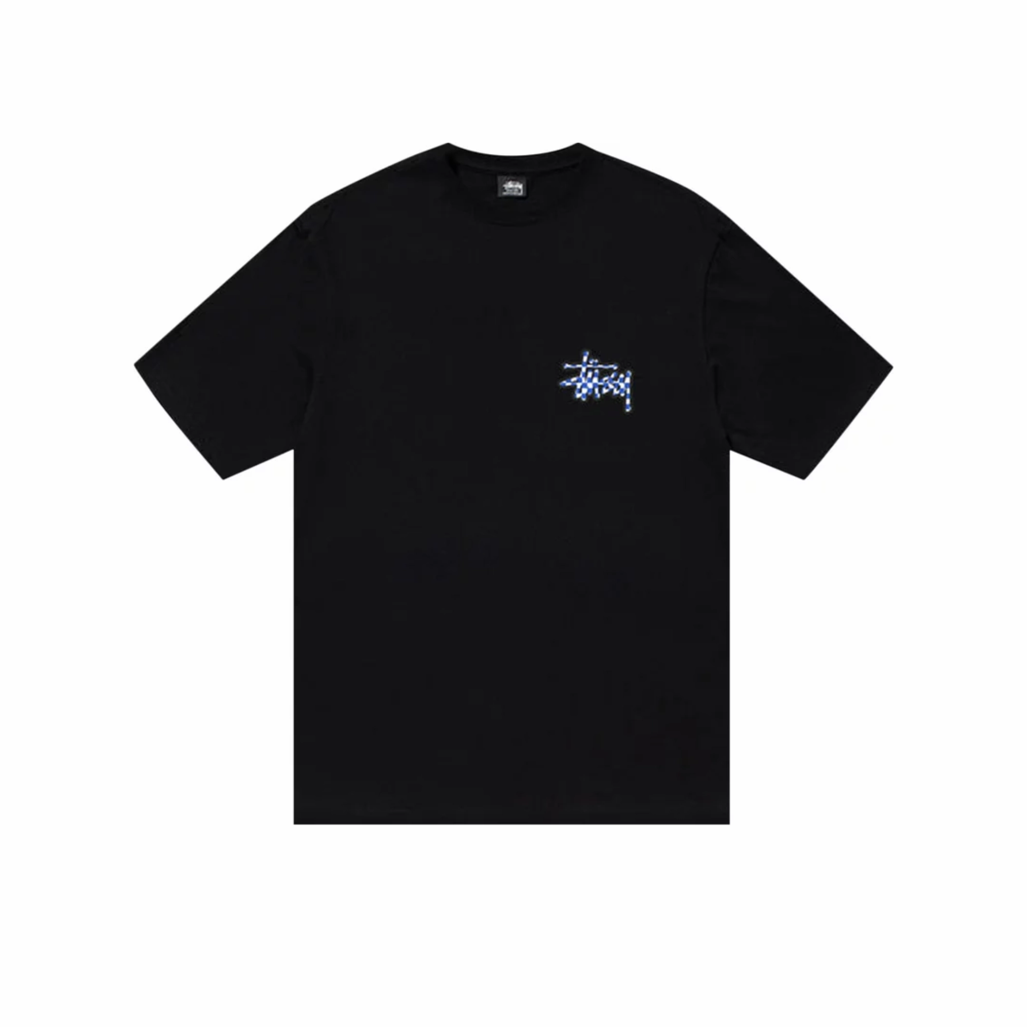Stüssy Checker Stock T-shirt Black