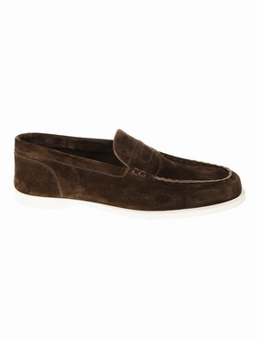 Suede Oval Flexi Loafer