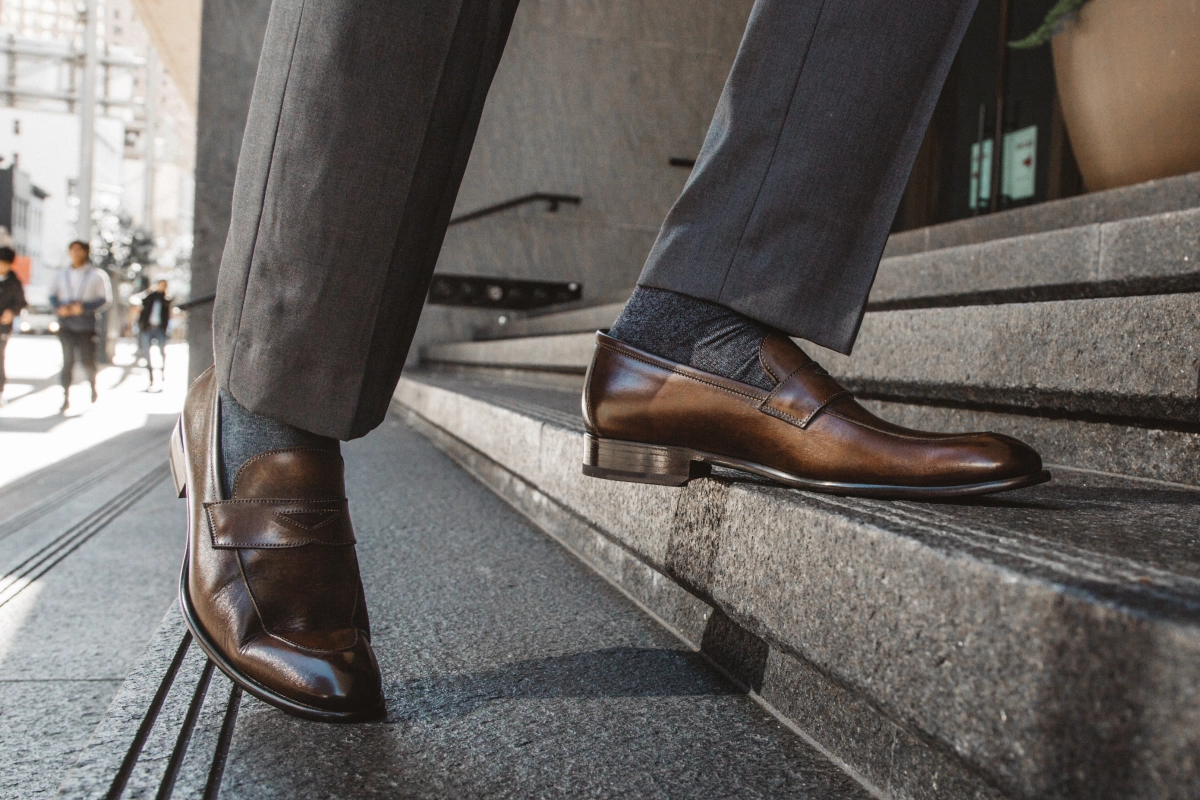 The Stewart Penny Loafer - Brown