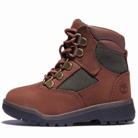 Toddler's Timberland Field Boot Tall Cam -DARK BROWN