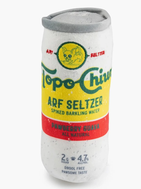 Topo Chiwawa Seltzer Squeaker Dog Toy