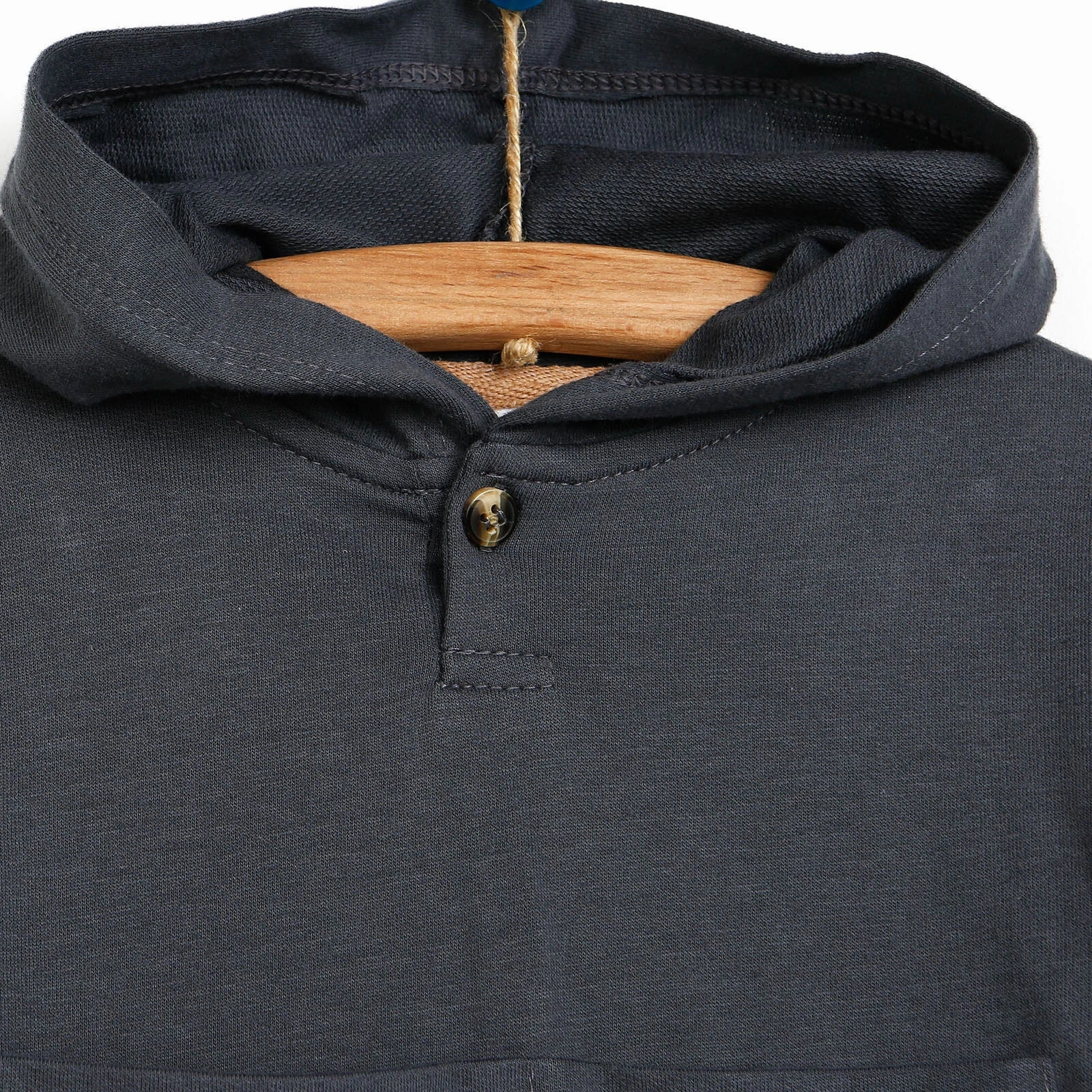 Tuffy Sweatshirt- Footless Bottom - Anthracite