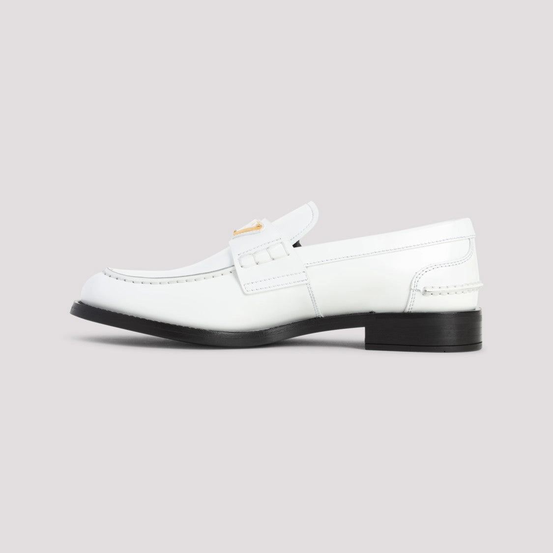 White Calf Leather Loafers