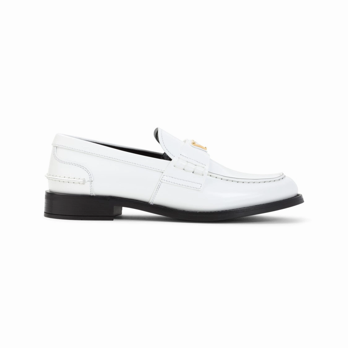 White Calf Leather Loafers