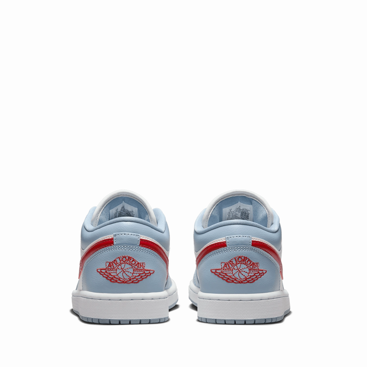 Wmns Air Jordan 1 Low 'Blue Grey and Dune Red'