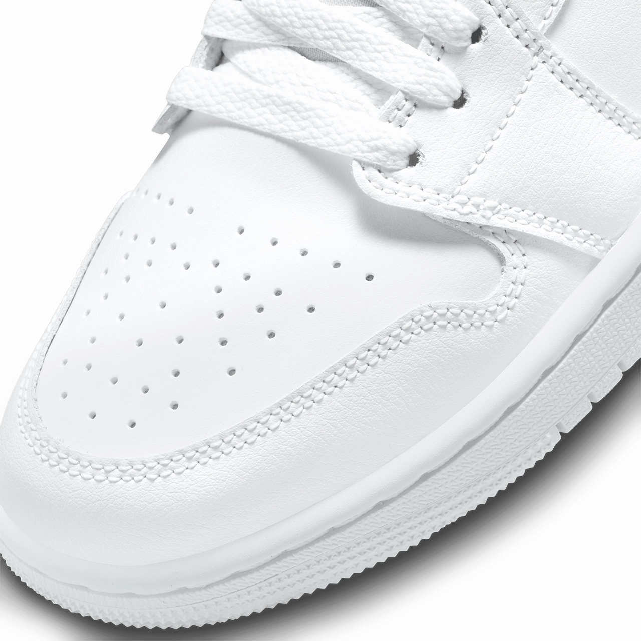 Wmns Air Jordan 1 Low 'Triple White'