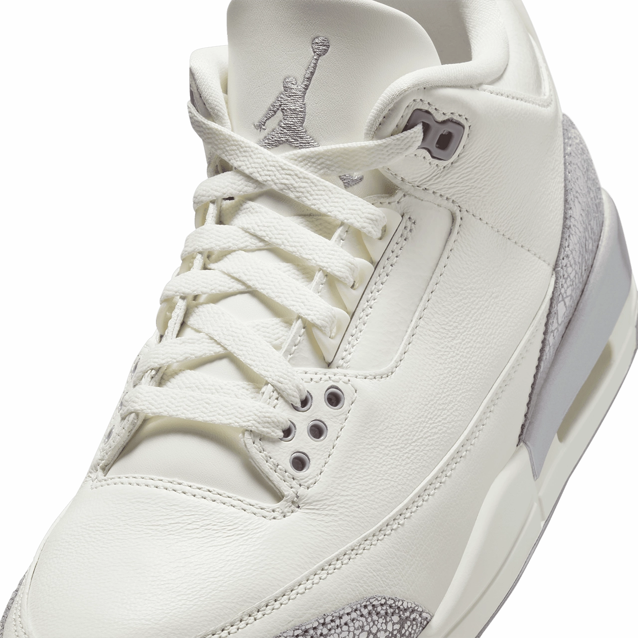 Wmns Air Jordan 3 Retro 'Sail and Cement Grey'