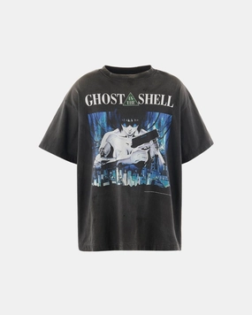 X Ghost In The Shell Ss Tee Black