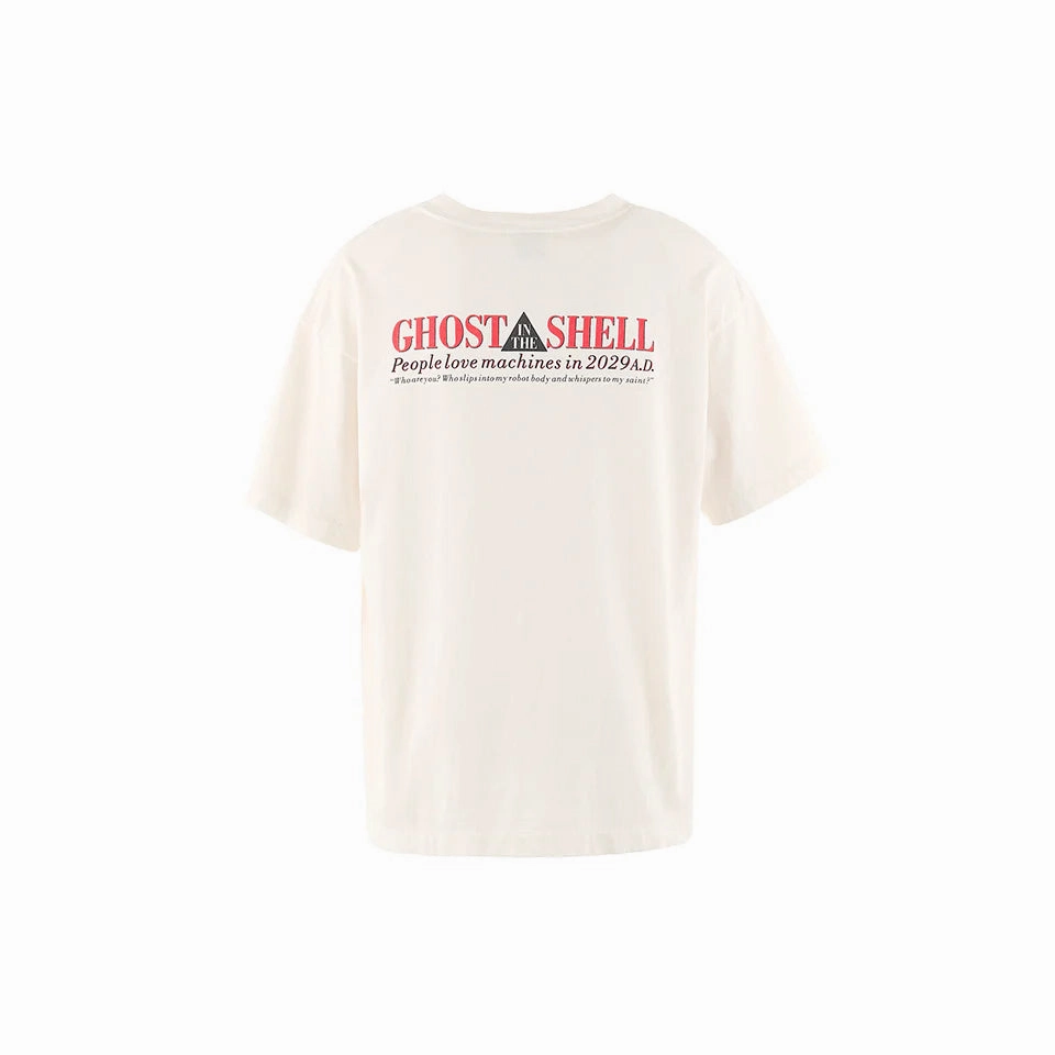 X Ghost In The Shell Ss Tee White