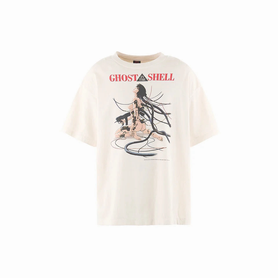 X Ghost In The Shell Ss Tee White