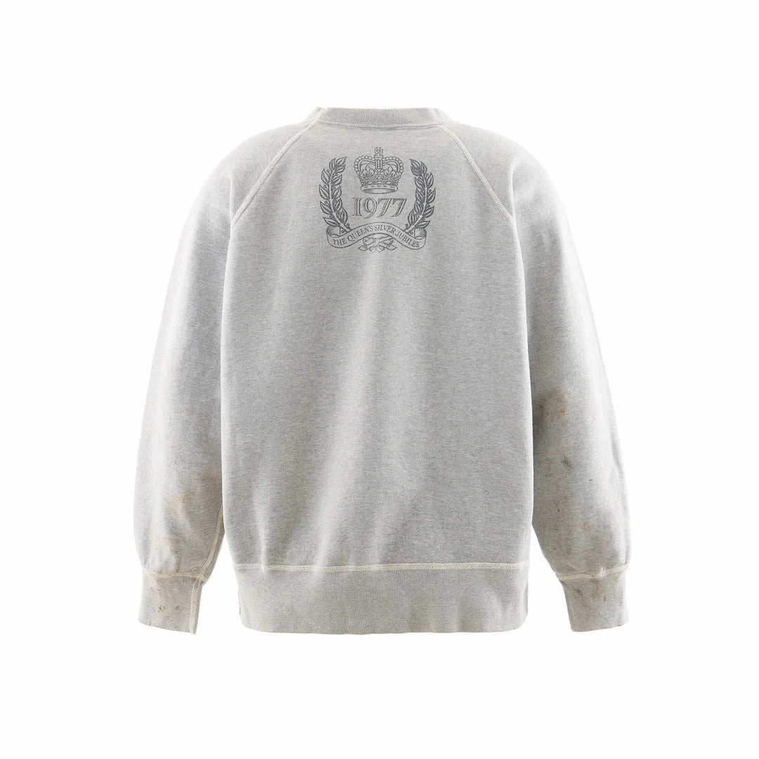 X Sex Pistols Crewneck Sweatshirt Queen Grey