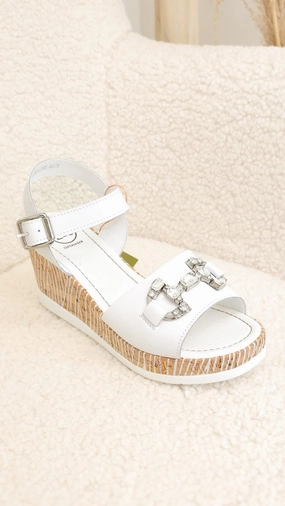 Yugawa One Sandal- Crystal