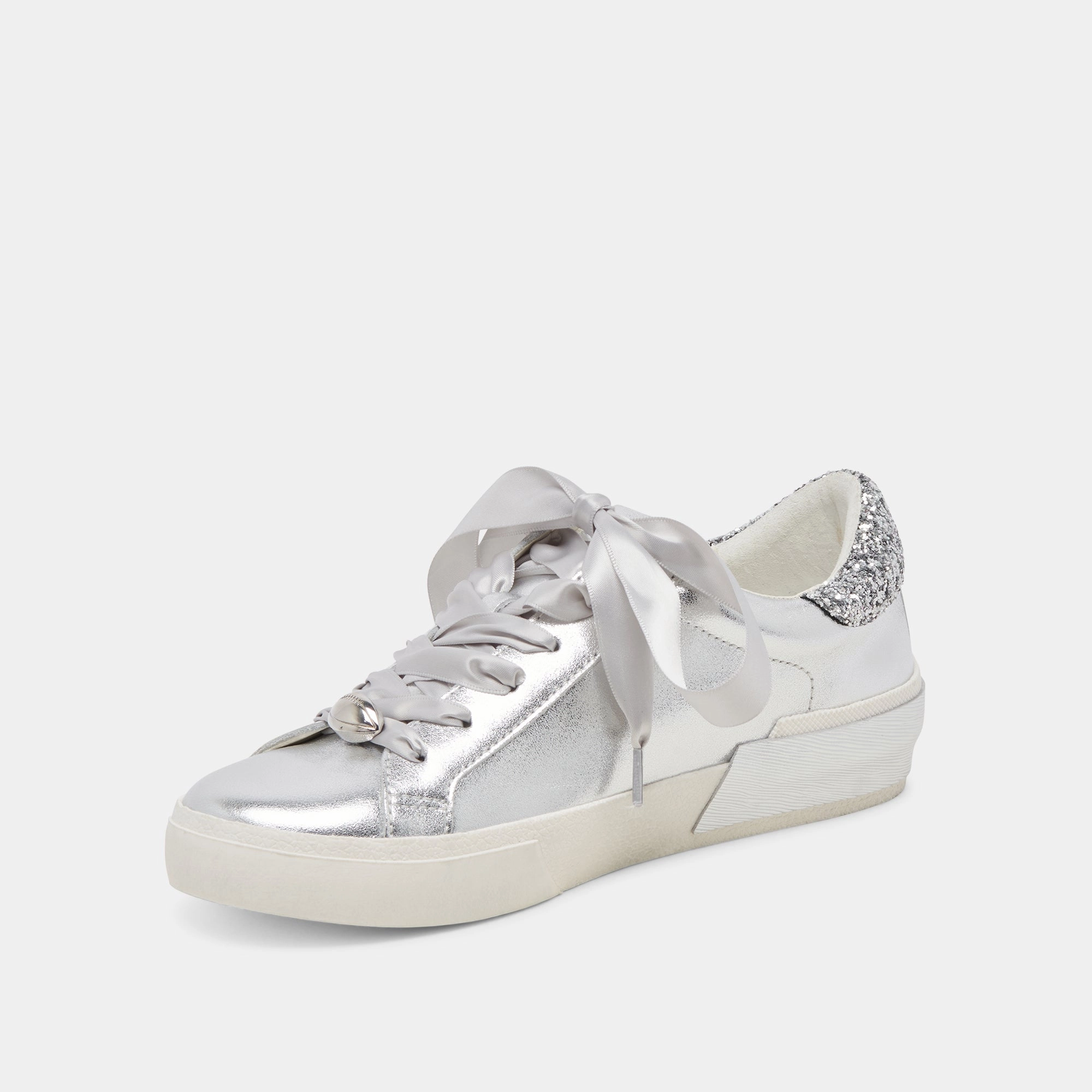 ZINA GAMEDAY SNEAKERS SILVER MULTI LEATHER